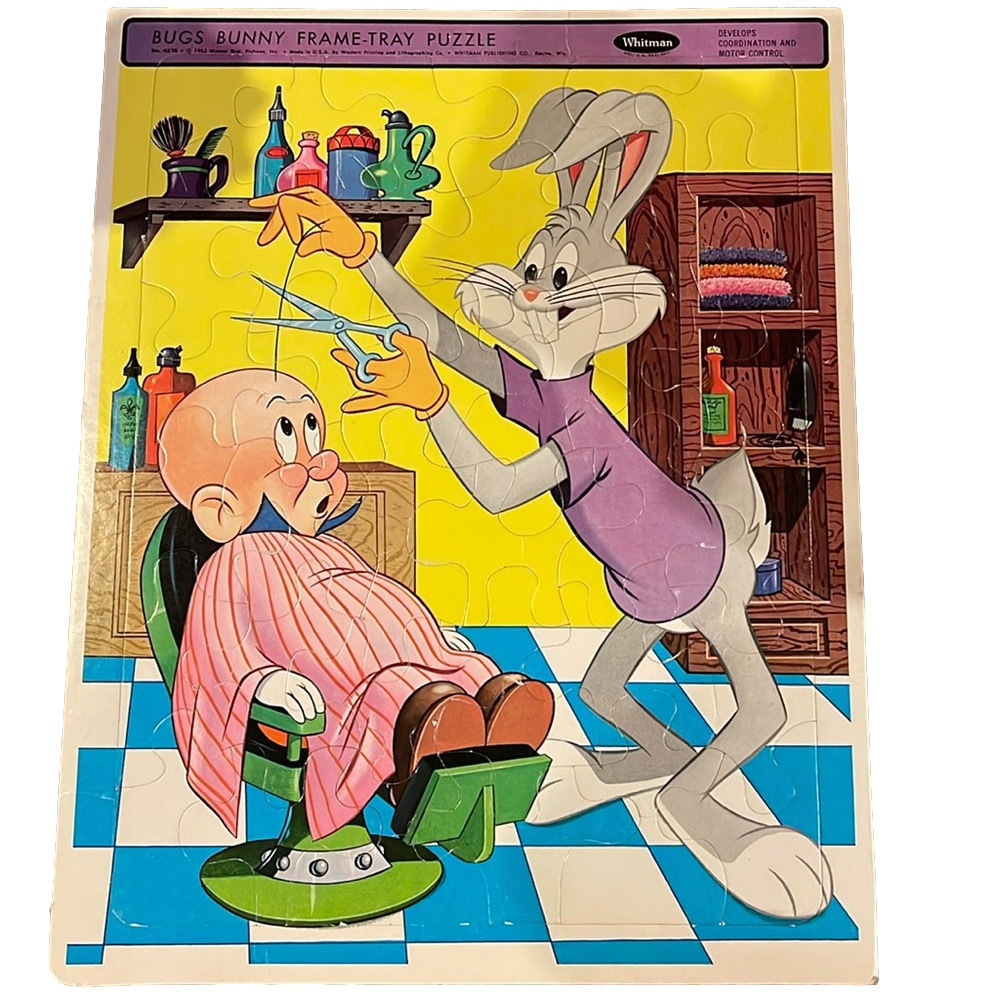 1965 Vintage Whitman Bugs Bunny Frame Tray Puzzle